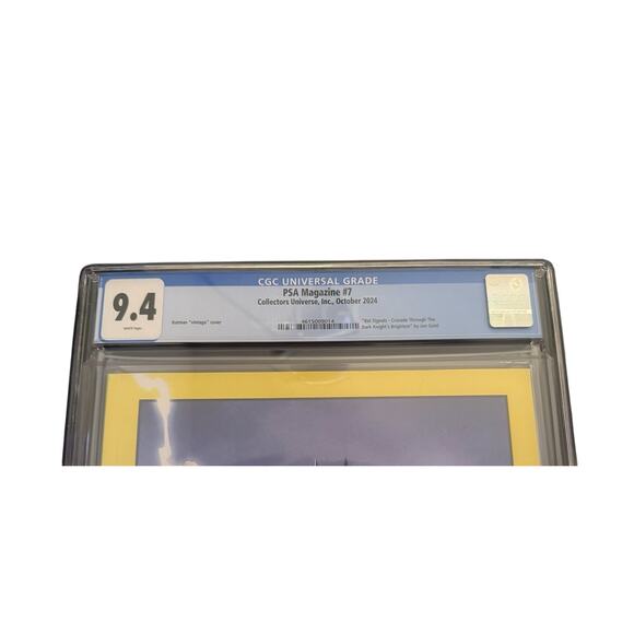 PSA Magazine #7 Collectors Batman Dark Knight Vintage Cover October 2024 CGC 9.4 - Picture 7 of 7